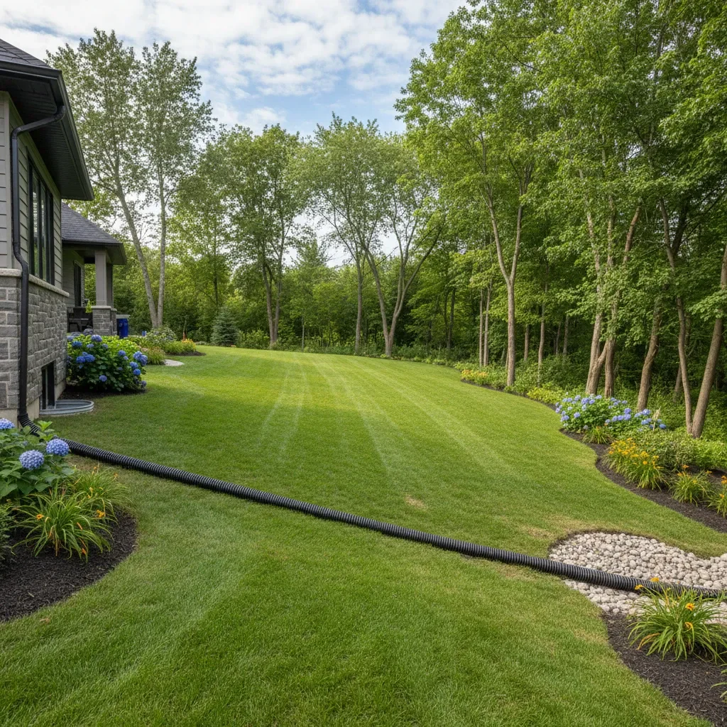 Professional Drainage service by Urban Landscaping Laval in Laval